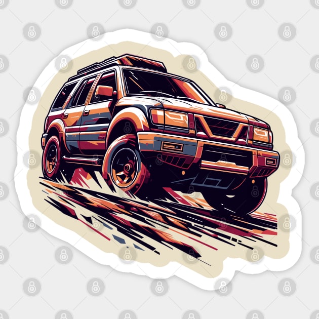 Nissan Pathfinder Sticker by Vehicles-Art